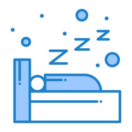 睡眠 Generic Blue icon