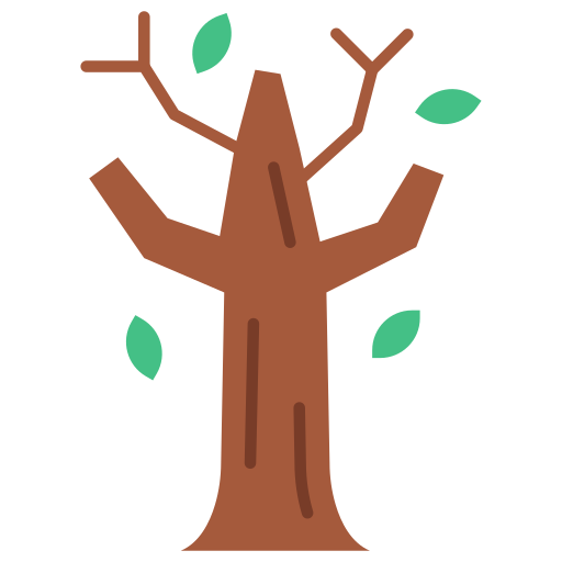 Лиственное дерево Generic Flat иконка