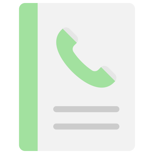 Phone book Generic Flat icon