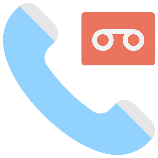 Телефонная запись Generic Flat иконка