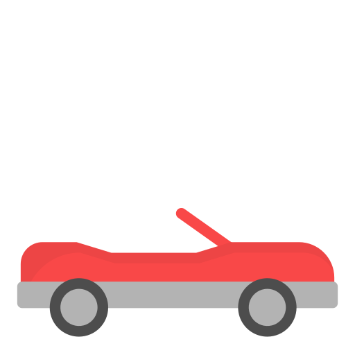 cabrio Generic Flat icoon