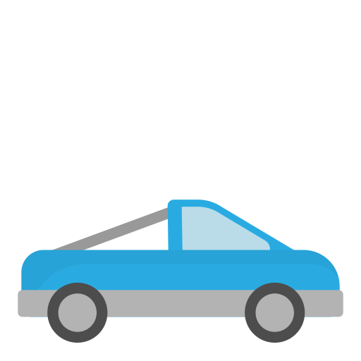 pick-up auto Generic Flat icoon