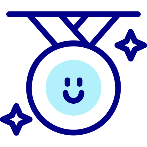 메달 Detailed Mixed Lineal color icon