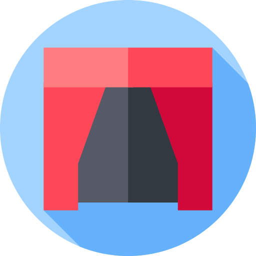 シアター Flat Circular Flat icon