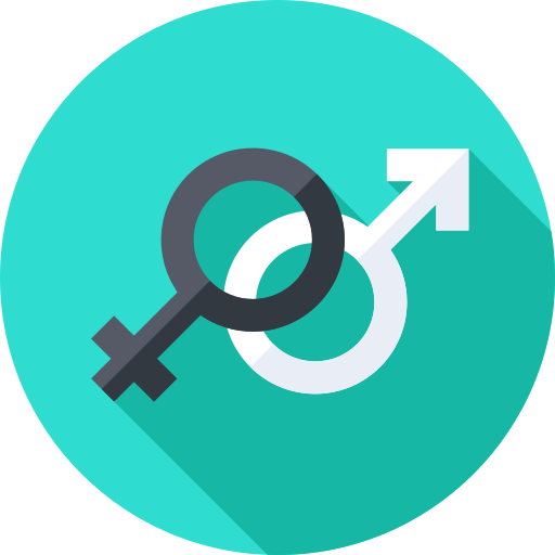 セックス Flat Circular Flat icon