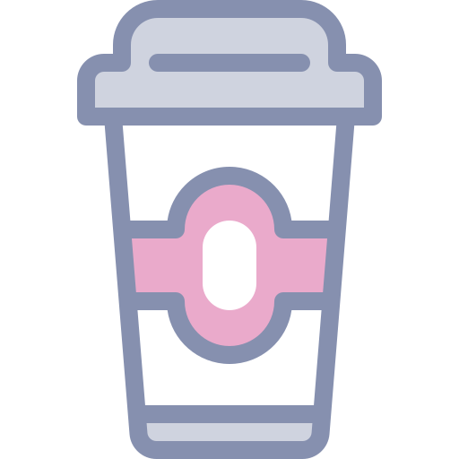Coffee cup Detailed color Lineal color icon