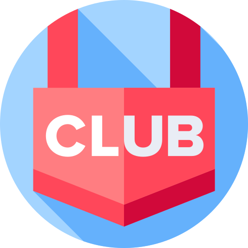 club Flat Circular Flat icona