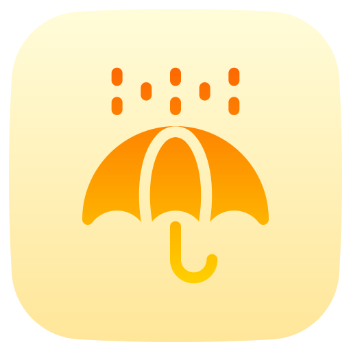 雨 Generic Flat Gradient icon