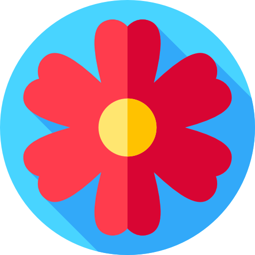 Цветок Flat Circular Flat иконка