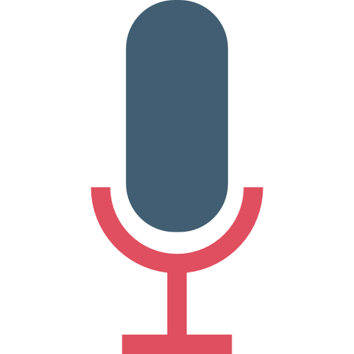 micrófono Alfredo Hernandez Flat icono