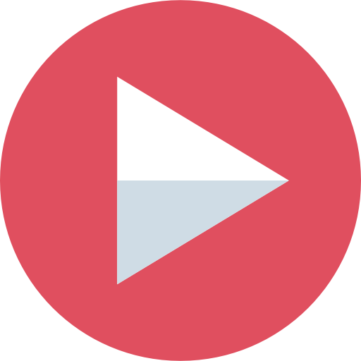 Play button Alfredo Hernandez Flat icon