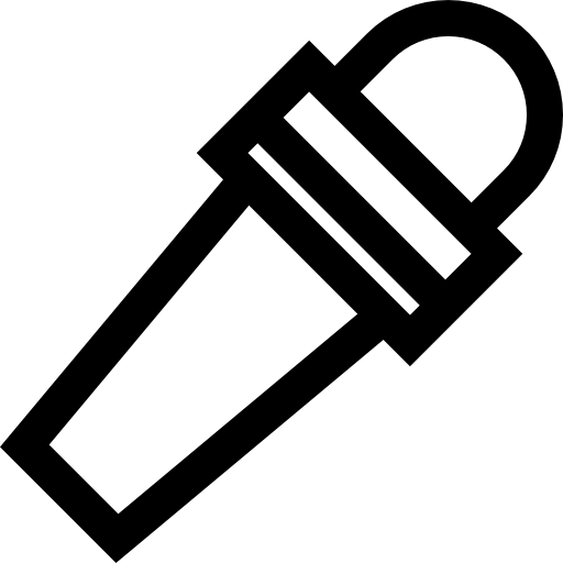 microfoon Basic Straight Lineal icoon