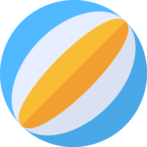 piłka plażowa Basic Rounded Flat ikona