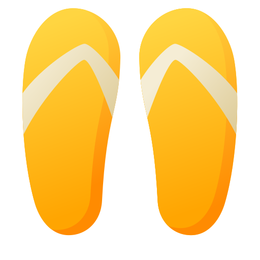 chancletas Generic Flat Gradient icono