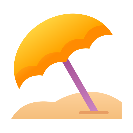 parasol Generic Flat Gradient Icône