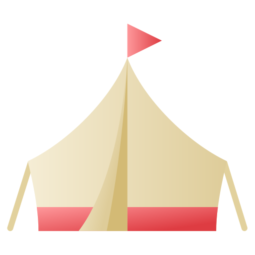 campamento de verano Generic Flat Gradient icono