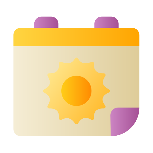 Summer time Generic Flat Gradient icon