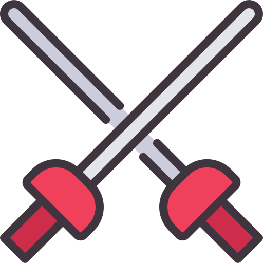 espada Generic Outline Color icono