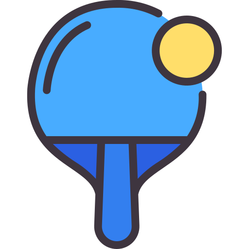ping pong Generic Outline Color icona