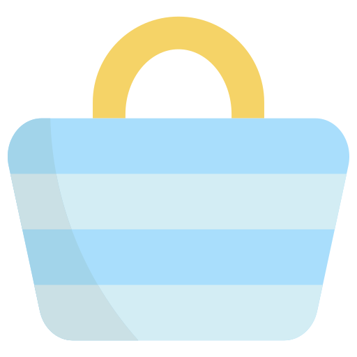 Beach bag Generic Flat icon