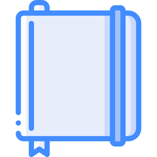 Note book Basic Miscellany Blue icon