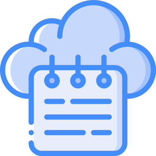 Cloud Basic Miscellany Blue icon