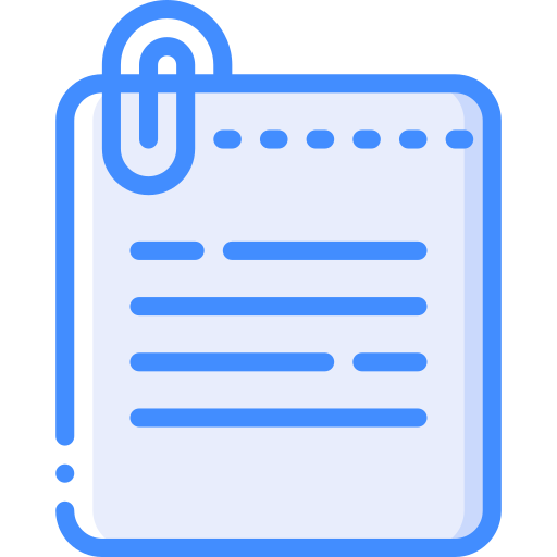 Notepad Basic Miscellany Blue icon