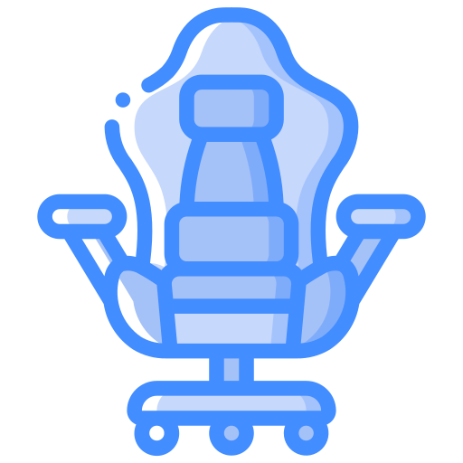 게임용 의자 Basic Miscellany Blue icon