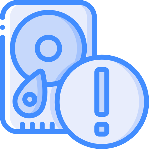Hard disk Basic Miscellany Blue icon