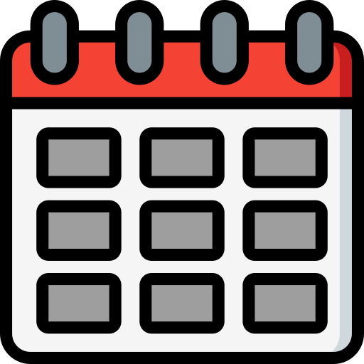 Calendar Basic Miscellany Lineal Color icon