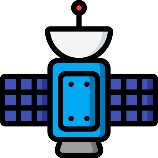 衛星 Basic Miscellany Lineal Color icon