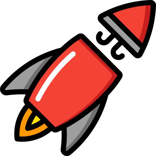 ロケット Basic Miscellany Lineal Color icon
