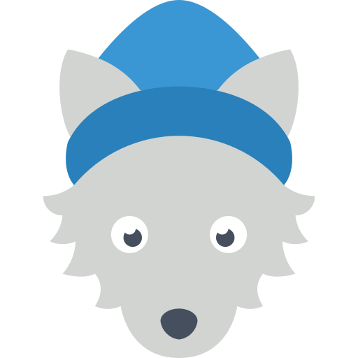 wolf Basic Miscellany Flat icon