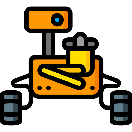 mars rover Basic Miscellany Lineal Color icona