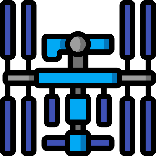 estación espacial Basic Miscellany Lineal Color icono
