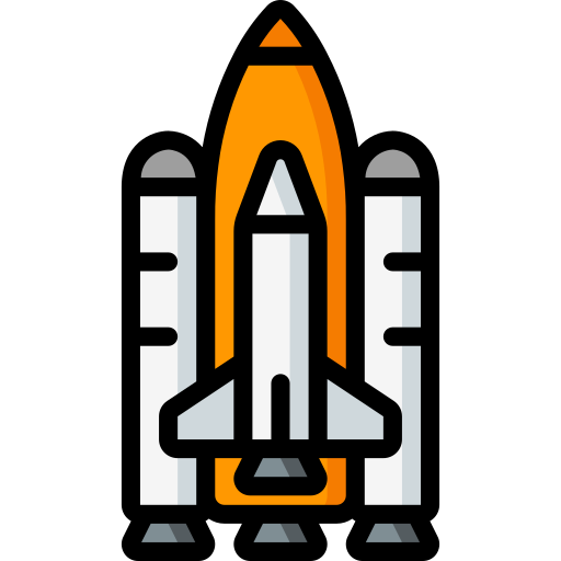 スペースシャトル Basic Miscellany Lineal Color icon