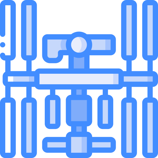 stacja kosmiczna Basic Miscellany Blue ikona