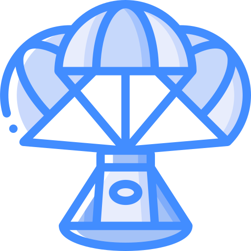 パラシュート Basic Miscellany Blue icon