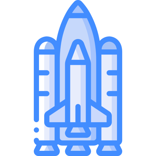 スペースシャトル Basic Miscellany Blue icon