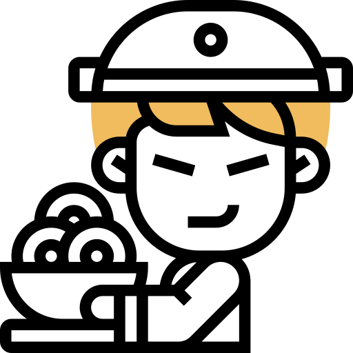 麺 Meticulous Yellow shadow icon