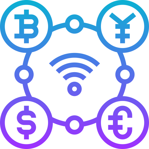 Digital currency Meticulous Gradient icon