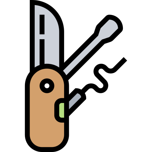Knife Meticulous Lineal Color icon