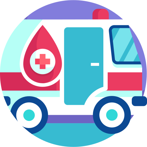 krankenwagen Detailed Flat Circular Flat icon