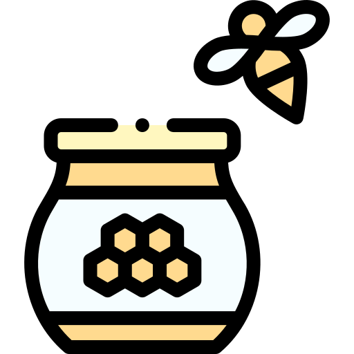 Honey Detailed Rounded Lineal color icon