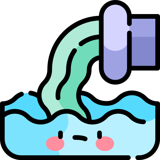 Sewer Kawaii Lineal color icon