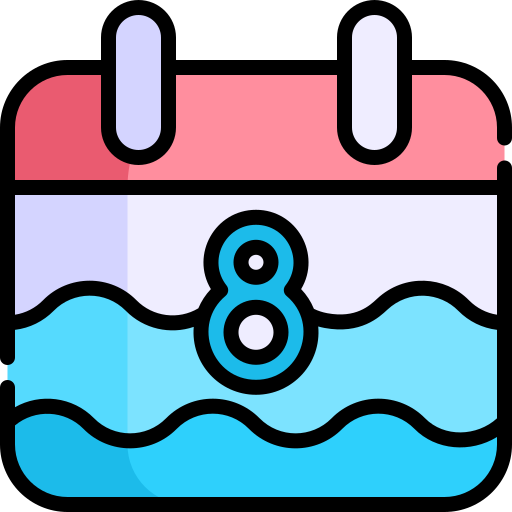 世界海洋デー Kawaii Lineal color icon