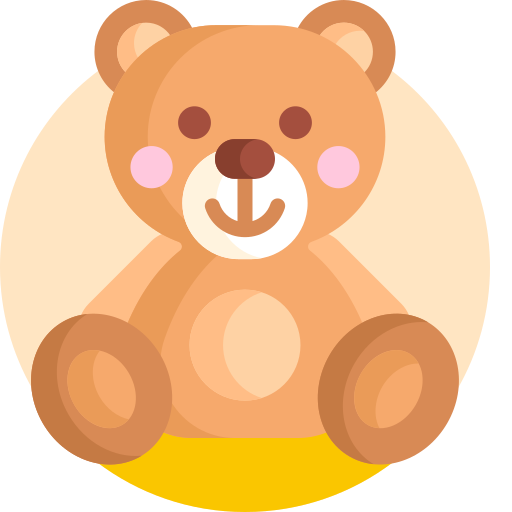 urso teddy Detailed Flat Circular Flat Ícone