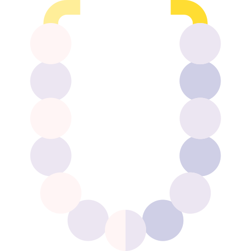 collar de perlas Basic Straight Flat icono