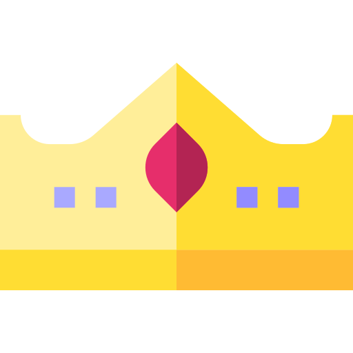 왕관 Basic Straight Flat icon