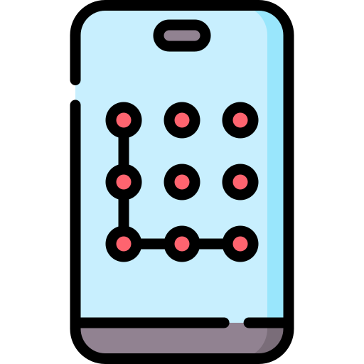 Lock pattern Special Lineal color icon